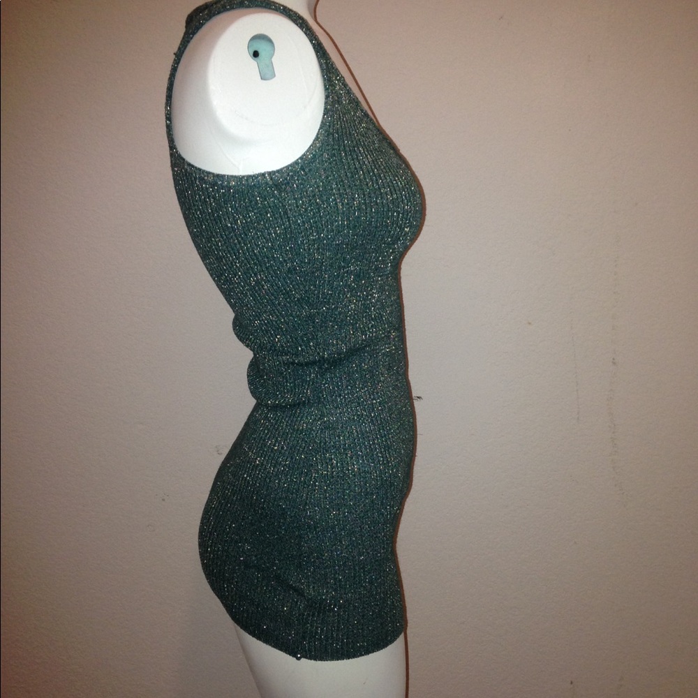 Wet seal green spark tank top